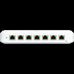Ubiquiti USW-Ultra-210W-EU compact Layer 2 8-port GbE PoE switch with versatile mounting options 7x GbE