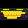LORGAR KBP7075W Wireless 75% Mechanical Gaming Keyboard Pro Black/yellow EN layout