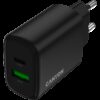 CANYON charger OnCharge 250 25W 1xPD 1xQC EU Black - Image 4