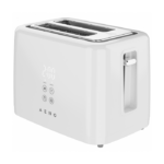 Electric Toaster White 220-240V 50-60Hz 780-930W 2 slots 3 modes 7 browning levels