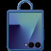 Samsung Galaxy Z Flip7 Ring Case (Silicone) Blue