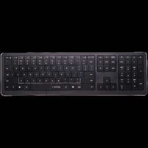 CLEVETURA CLVX 1 Touch-On-Keys AI Wireless Keyboard ANSI US Windows Layout Scissor Switches Aluminum Chassis