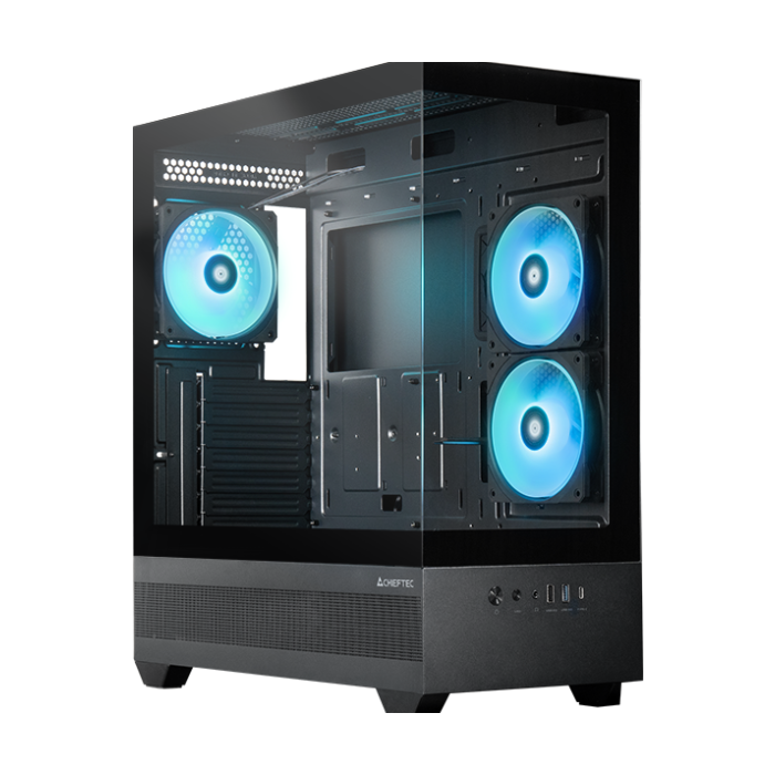 Chieftec Vista Case3x120mm A-RGB fanstempered glass, 400mm GPU