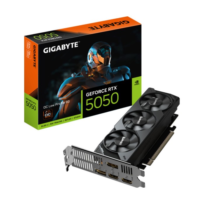 Gigabyte 5050 OC Lower Profile 8GB GDDR6, 128-bit, 2x DP, 2x HDMI