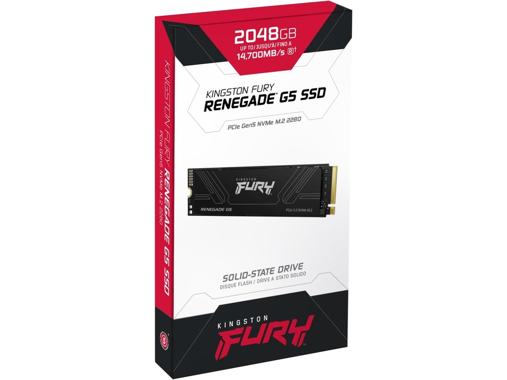 SFYR2S2T0_250516090514307 Kingston SSD 2TB NVMe M.2Fury Renegade, PCIe 5.0R/W : 14700/14000MB/s - Image 1