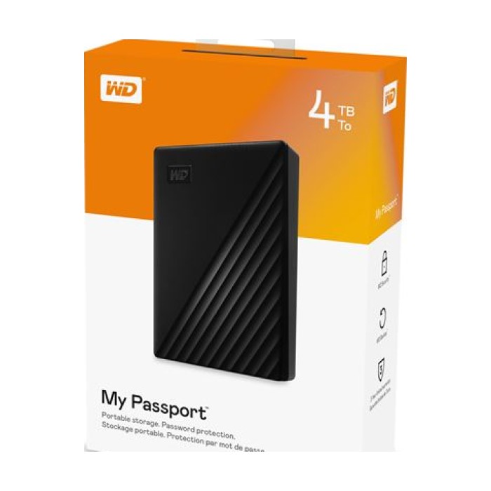 HDD Eksterni WD My Passport Black 4TB 2,5" WDBPKJ0040BBK-WESN