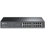 TP-Link TL-SG1016PE 16-Port Gigabit Desktop/Rackmount PoE+ Easy Smart Switch 16 Gigabit RJ45 ports including 8