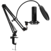 LORGAR Voicer 931 Gaming Microphone Black USB condenser microphone with boom arm stand pop filter - Image 4
