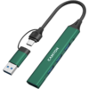 CANYON hub DS-02 4in1 USB-A/C Green - Image 2
