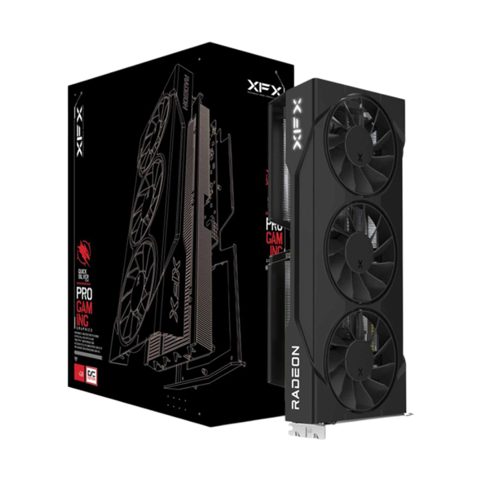 XFX Swift AMD Radeon RX 9060 XT OC Triple Fan 16GB GDDR6 128-bit HDMI 2x