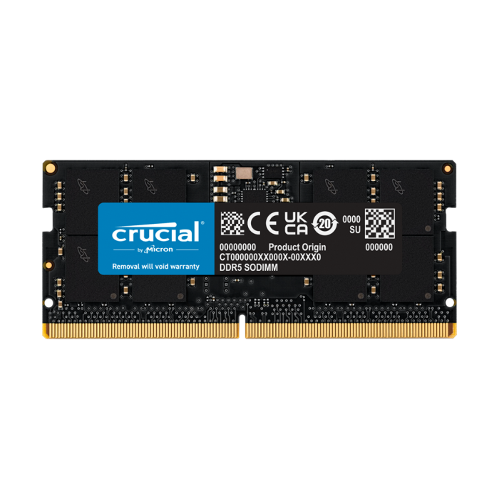 Crucial 32GB DDR5-5600 SODIMM CL46 16Gbit Tray