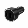 CANYON car charger OnDrive 85 PD 85W USB-A+USB-C Black