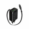 CANYON charger OnCharge 65RC Build-In Cable USB-C 65W 1xPD 1xQC EU Black - Image 2