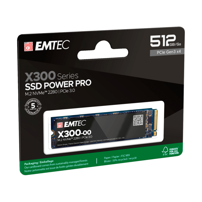 Emtec X300 M2 SSD Power Pro 512GB
