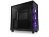 NZXT CASE H6 FLOW BLACK RGB mini-ITX, Micro-ATX, ATX, Mid-tower, 3x RGB fan - Image 4