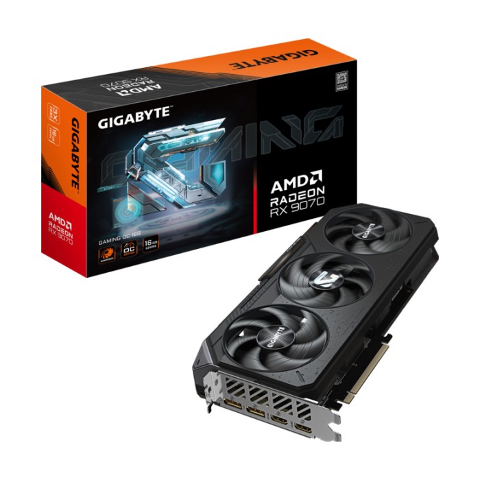 Gigabyte RX 9070 Gaming 16GB 16GB GDDR6, 256bit 2xHDMI, 2xDP