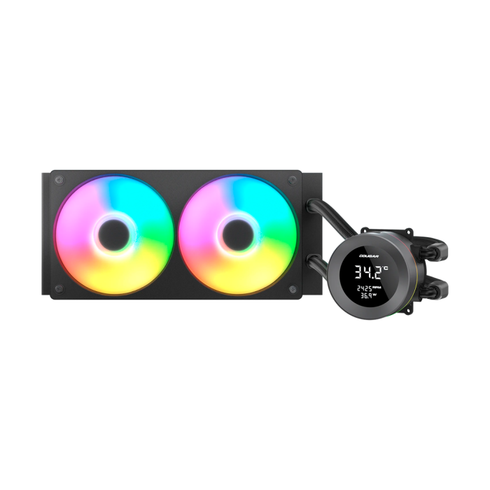 COUGAR Poseidon Vistek ARGB 240 AiO Liquid Watercooling - Black