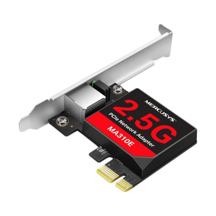 Mercusys MA310E 2.5 Gigabit PCIe Network Adapter 2.5 Gbps 1x PCI Express 2.1 1x 2.5
