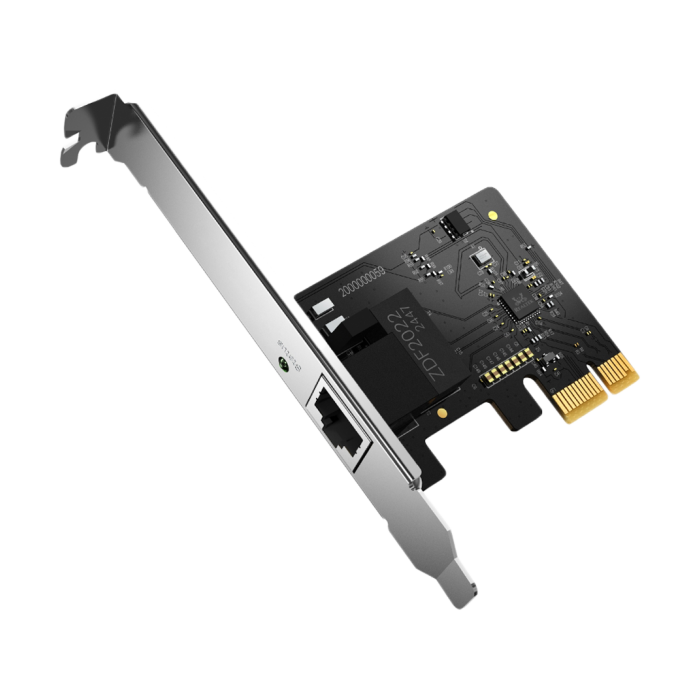 Mercusys MA210E Gigabit PCIe Network Adapter 1x PCI Express 1x RJ45 Port1 Gbps Full-Height Bracket/Low-Profile