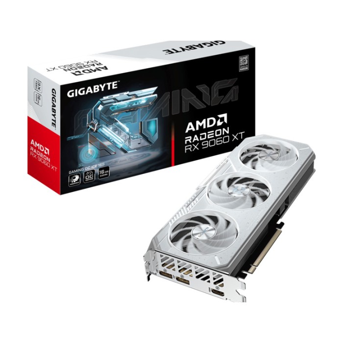 Gigabyte VGA RX 9060 XT Gaming OC ICE (bijela) 16GB GDDR6, 128-bit, 2x DP, 1x HDMI