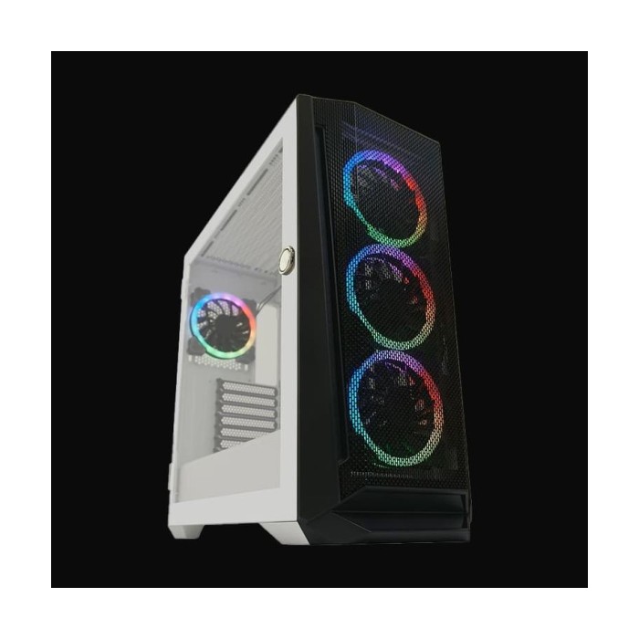 LC-Power Case Gaming 805BWHolo-1_X, Midi-Tower,4x120ARGBGPU: 390mm, CPU Cooler: 165mm
