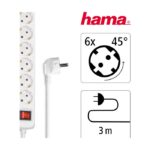 Produžni kabl HAMA 6 utičnica 3m