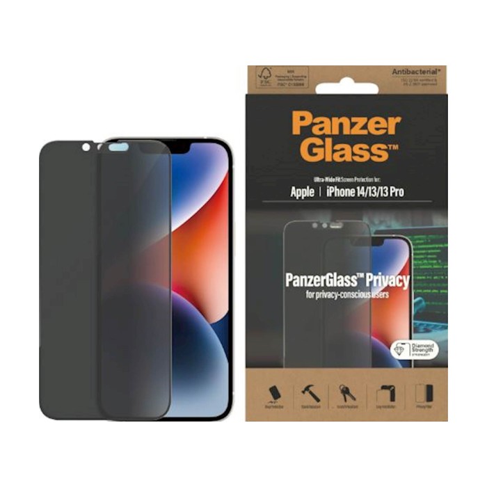 Zaštitno staklo PanzerGlass iPhone 14/13/13 Pro Privacy