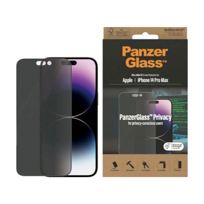 Zaštitno staklo PanzerGlass iPhone 14 Pro Max Privacy