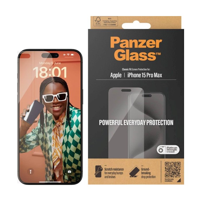 Zaštitno staklo PG iPhone 15 Pro Max Zaštitno staklo PG iPhone 15 Pro Max