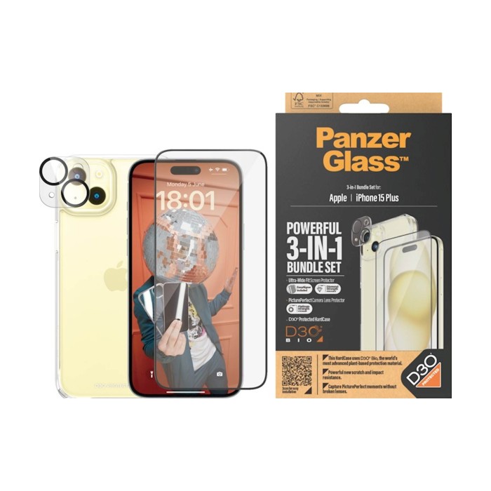 Bundle PanzerGlass iPhone 15 Plus Bundle PanzerGlass iPhone 15 Plus