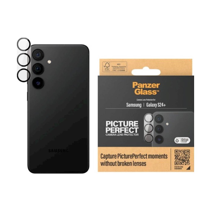 Zaštitni okvir za kameru PG Galaxy S24+Black Zaštitni okvir za kameru PG Galaxy S24+Black
