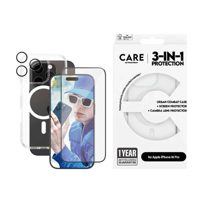 Bundle Care by PG iPhone 16 Pro MagSafe White