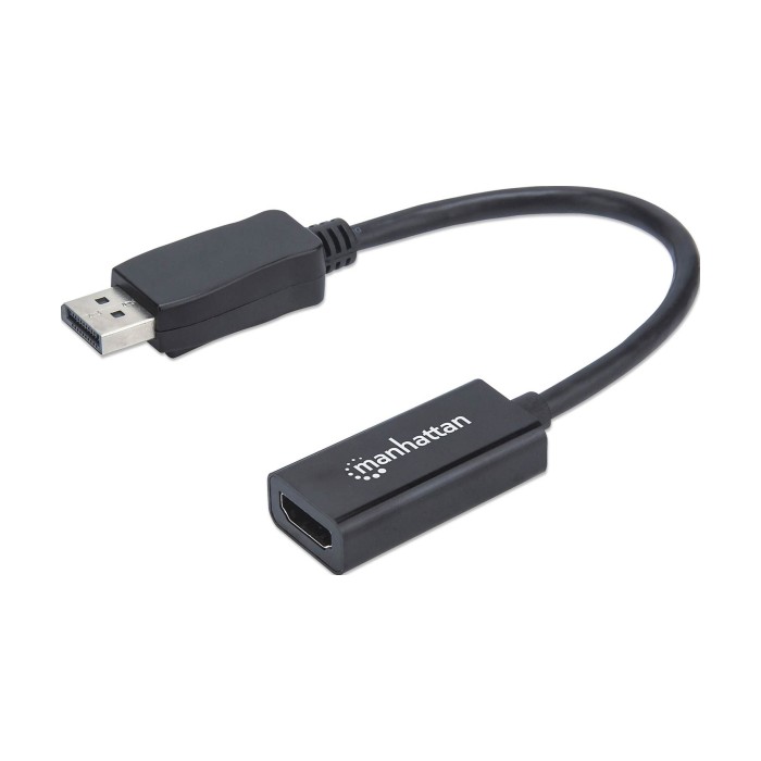 Adapter MANHATTAN, DisplayPort, DP-Male/HDMI-Fem Adapter MANHATTAN, DisplayPort, DP-Male/HDMI-Fem