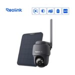 Reolink IP Kamera GO serija G440 Grey 4K, Baterijska, 4G LTE, Pan&Tilt, Priložen Solarni panel 2 6W