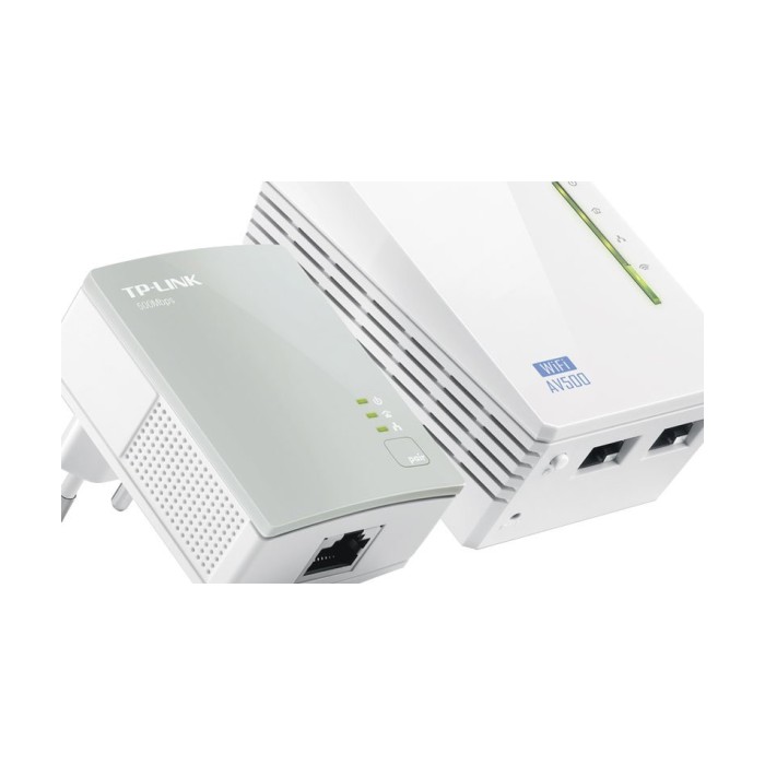 TP-Link TL-WPA4220 KIT AV600 Powerline Wi-FI KIT300Mbps at 2.4GHz802.11b/g/n 600Mbps PowerlineHomePlug AV2 Fast PortsPlug and