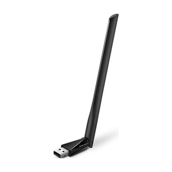 Mercusys MU6H AC650 High Gain Wireless Dual Band USB Adapter 433Mbps at 5GHz + 200Mbps