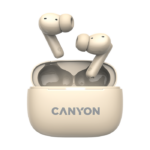 CANYON headset OnGo TWS-10 ANC+ENC Beige