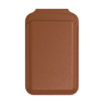 SATECHI Vegan-Leather Magnetic Wallet Stand Brown