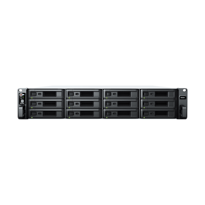 Synology RackStation RS2423+ Rack 2U 12-bay 3.5''/2.5" SATA HDD/SSD AMD Ryzen V1780B 4-core 3.35base/3.6 turboGHz8