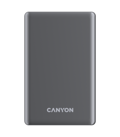 CANYON power bank OnPower 505 slim Magnetic 5000 mAh PD20W Dark Grey