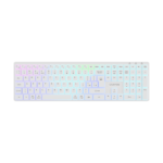 CANYON keyboard HKB-W11 UK/US RGB Dual Mode Wireless White