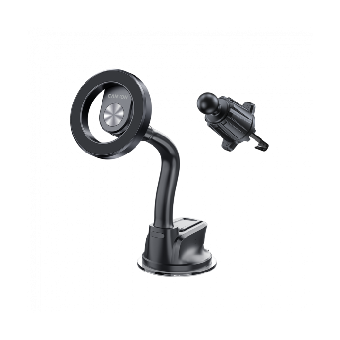 CANYON Magnetic car holder OnGrip 12 suction + air vent Black CANYON Magnetic car holder OnGrip 12 suction + air vent Black