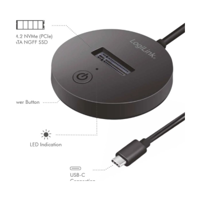 Logilink HDD Quickport M.2 NVMe QP0032