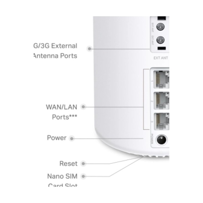 TP-Link Deco X10-4G (1-PACK) 4G+ AX1500 Whole Home Mesh Wi-Fi 6 System