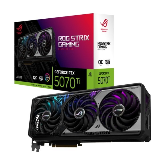 ASUS ROG-STRIX-RTX5070TI-O16G 16GB GDDR7, 256-bit, 2x HDMI, 3xDP