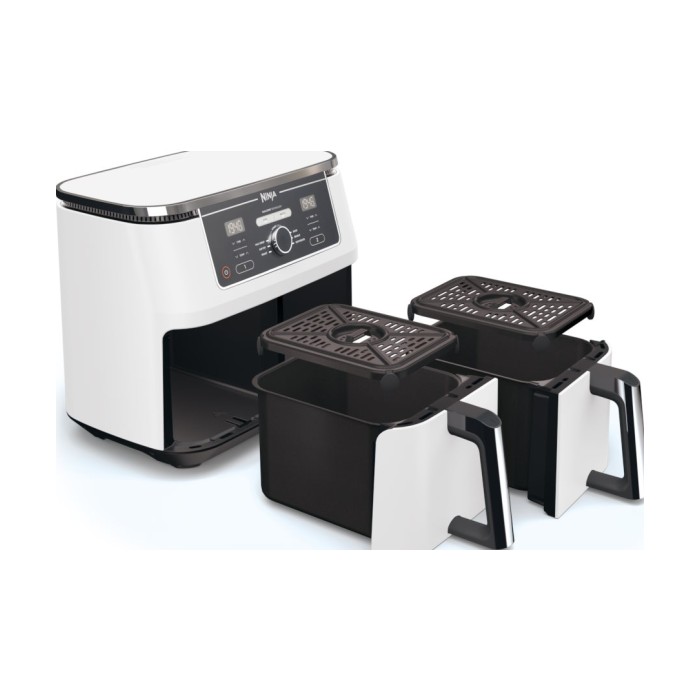 Ninja dvozonska fritezaKapac. 9.5L, 6 funk. kuhanjasnaga 2400W, PTFE neljepljivi premaz