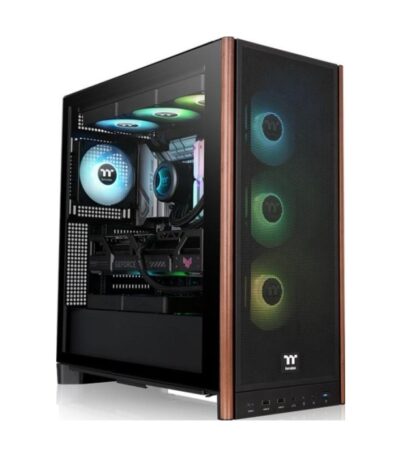 Thermaltake S370 WS, Mid Towertempered glass, wood accents4x120mm PWM fans, GPU: 410mm