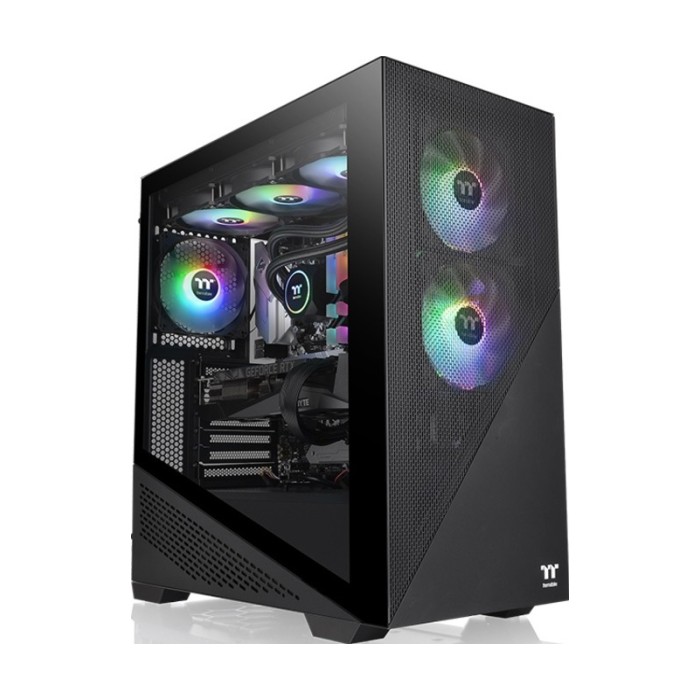 Thermaltake Divider 370 ARGB Mid tower, tempered glass, 3x 120mm ARGB PWM fan