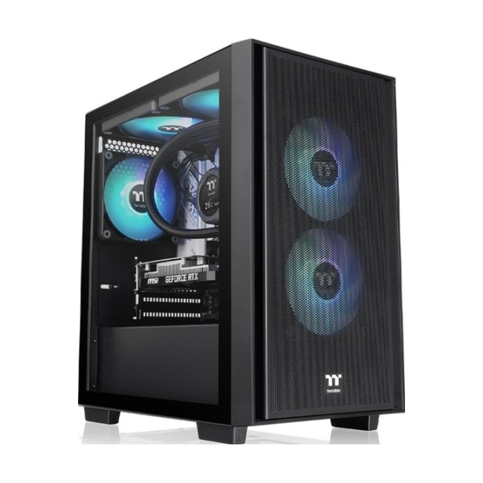 Thermaltake Versa H16 TG ARGB Micro Tower Case, mATX,TG panel, 3x 120mm ARGB fans