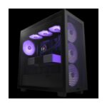 NZXT CASE H7 FLOW BLACK RGB Mini-ITX, Micro-ATX, ATX Mid-Tower, 4x fans